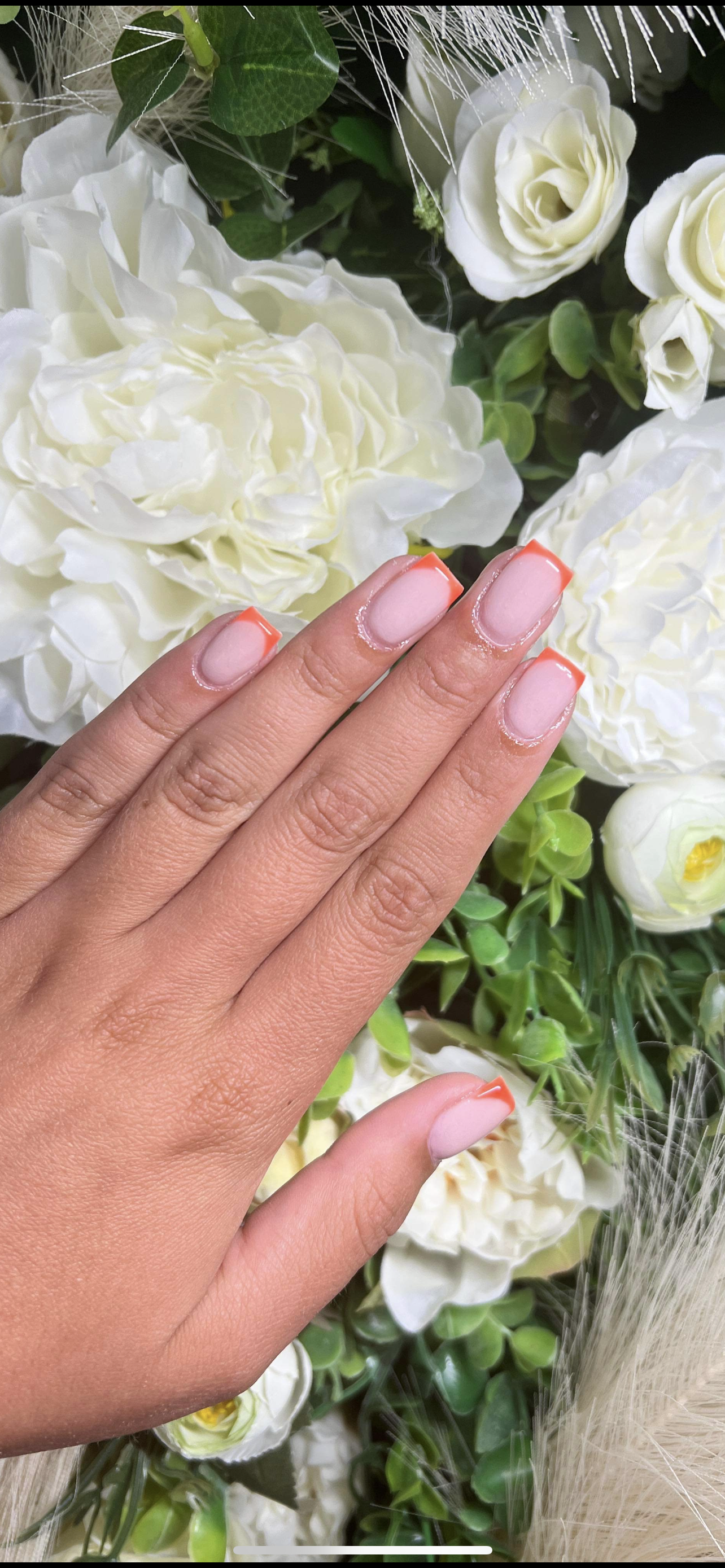 Builder Gel on Natural Nails with Gel Design
