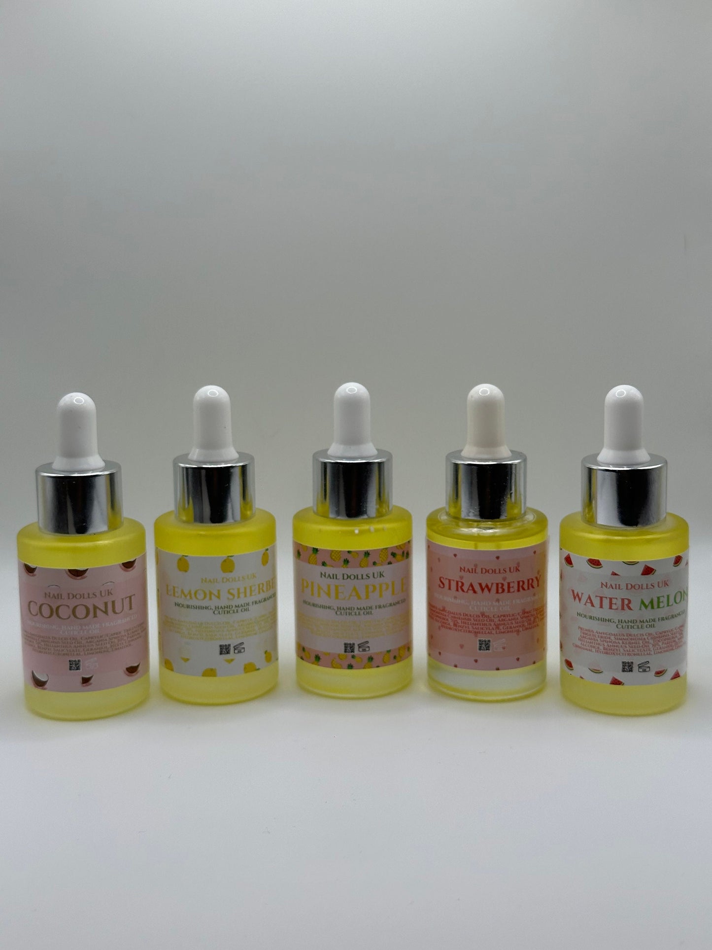 10ml Mini Cuticle Oil Bottle | Glass Dropper | Strong Scented  All Scents | Nail Tech Retail