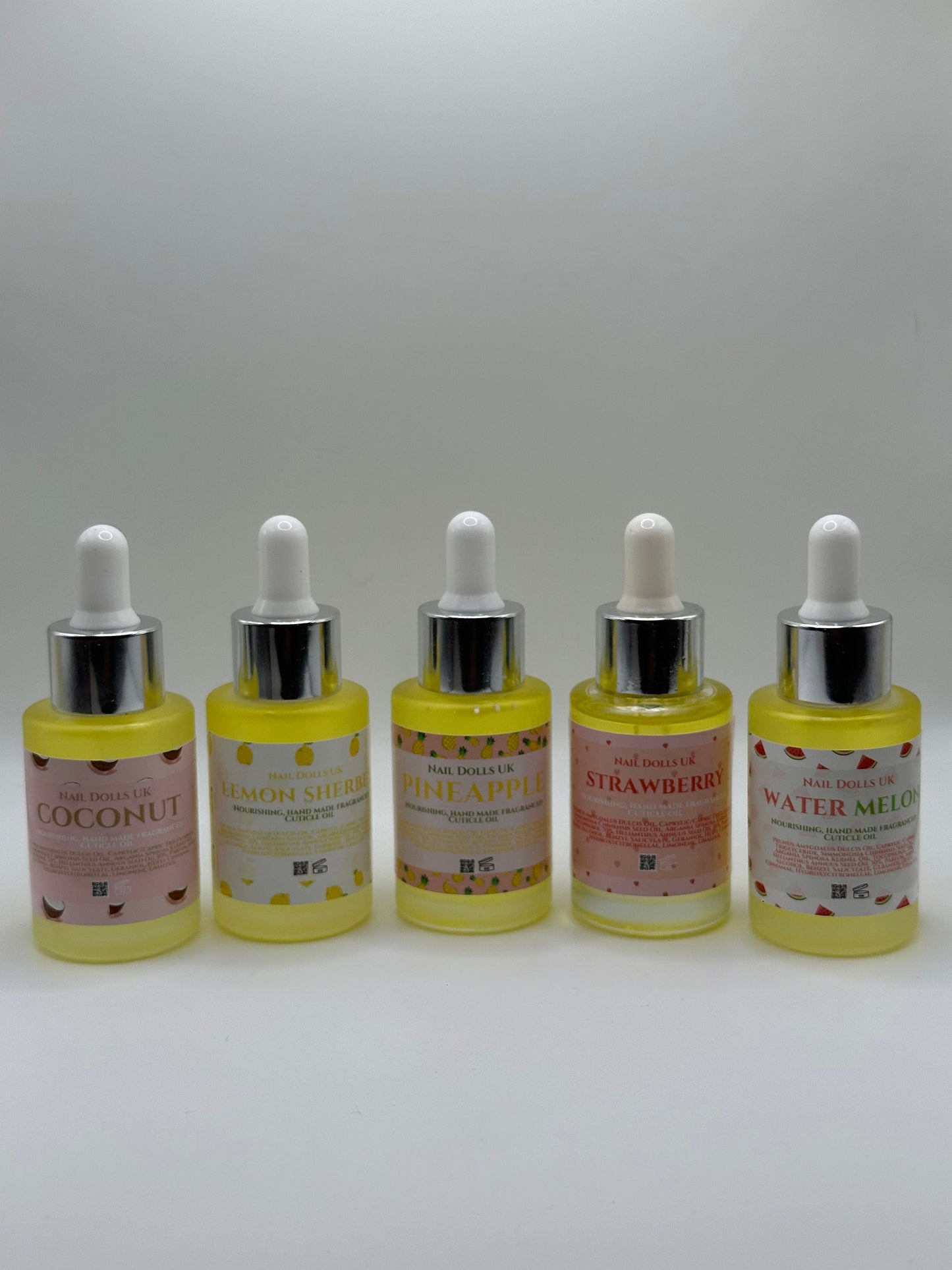 30ml Cuticle Oil Bottle | Glass Dropper |Strong Scented  All Scents | Nail Supplies