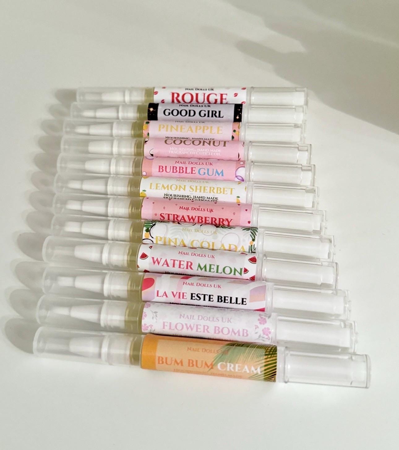 Fruity & Floral Cuticle Oil Pens | Strong Scented | Fresh Summer Scents | Nail Tech Essentials