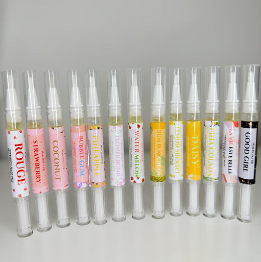 Fruity & Floral Cuticle Oil Pens | Strong Scented | Fresh Summer Scents | Nail Tech Essentials