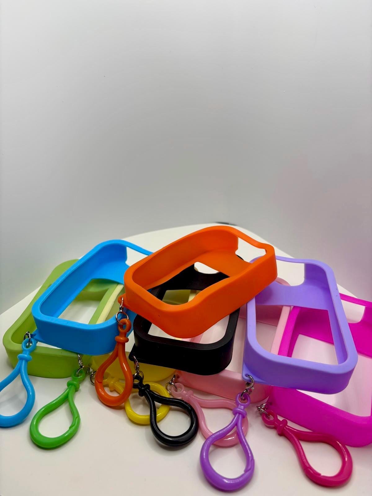 Silicone Sanitiser Case | Protective Holder for Mist Sprays | Keychain & Handbag Clip