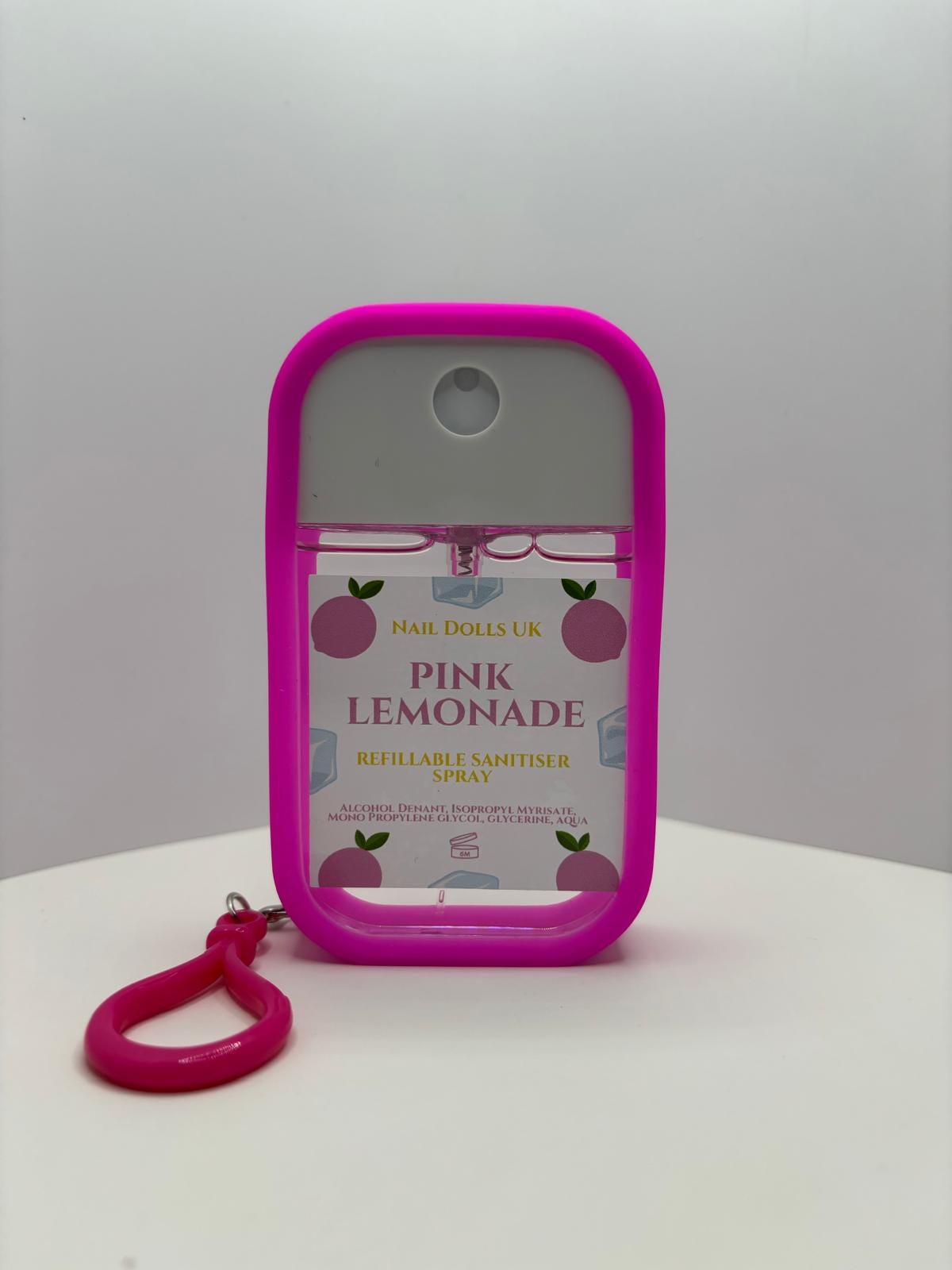 Silicone Sanitiser Case | Protective Holder for Mist Sprays | Keychain & Handbag Clip